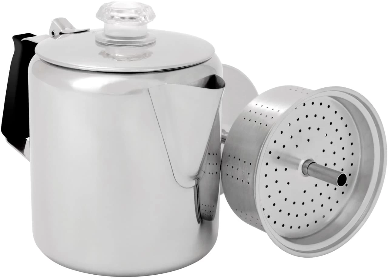 GSI Glacier Stainless Steel 6 Cup Percolator