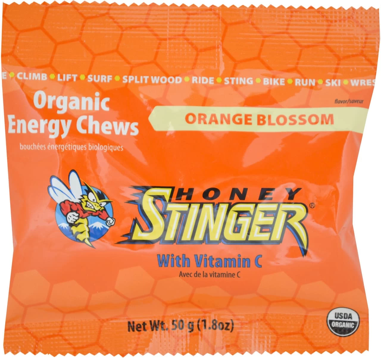 Honey Stinger Organic Energy Chews Orange Blossom