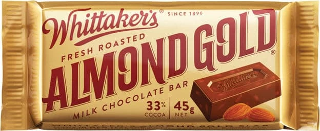 Whittaker's Almond Gold Chocolate Slab