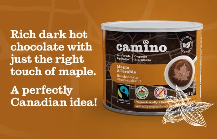 Camino Fair Trade & Organic Instant Maple Hot Chocolate - Image 2