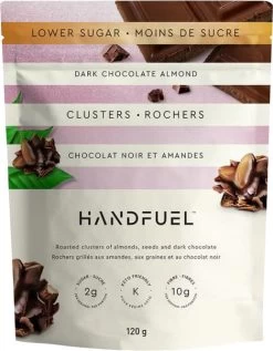 Handfuel Dark Chocolate Almond Clusters