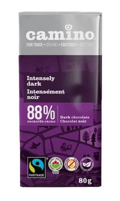 Camino Intensely Dark Dark Chocolate Bar 88%