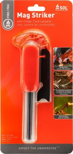 Survive Outdoors Longer Mag Striker With Tinder Cord