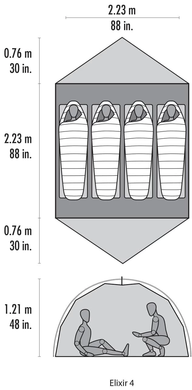 MSR Elixir 4-Person Tent - Image 2